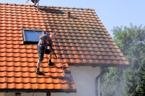 Nettoyage de toiture & gouttières, peinture & hydrofugation de toiture Vue